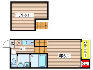 アネックス山脇の物件間取画像